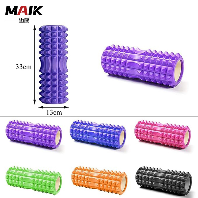 Beginner Yoga foam shaft high strength eva floating-point fitness roller muscle massage relaxing device specifications complete