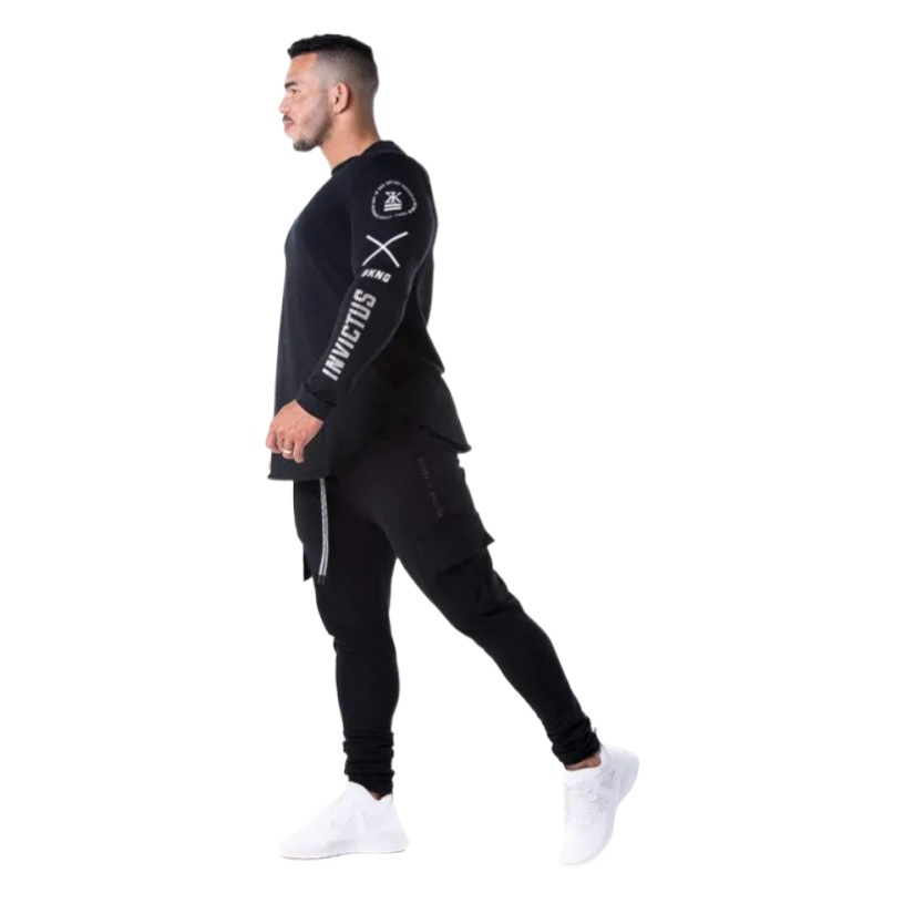Muscle brothers autumn T-shirt long-sleeved training clothes sports running gym sweat-wicking quick-drying clothes long-sleeved shirt wholesale