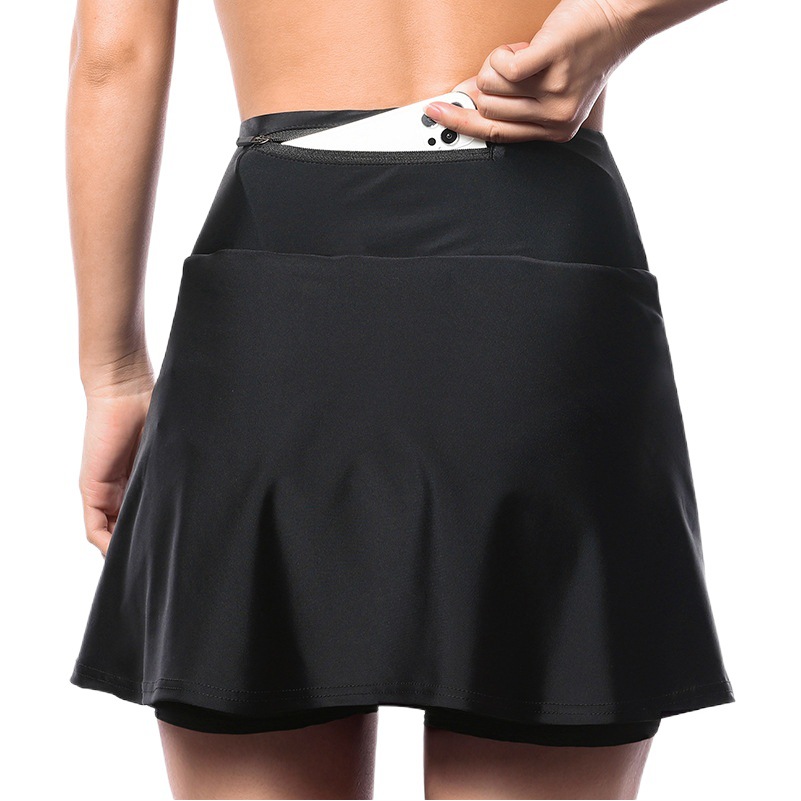 Bicycle Cycling Pants Women's Summer Outdoor Sports Quick-drying Culottes Anti-light High Waist Three-part Pants Silicone Sponge Pad