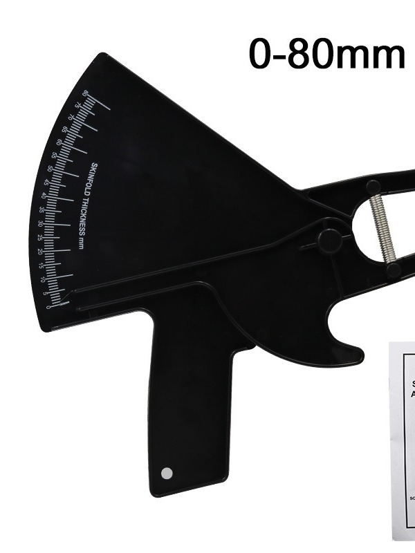 Private Fat Ruler Hand-held Sebum Clamp Fat Clip Sebum Caliper Fat Thickness Measuring Ruler Measuring Tool