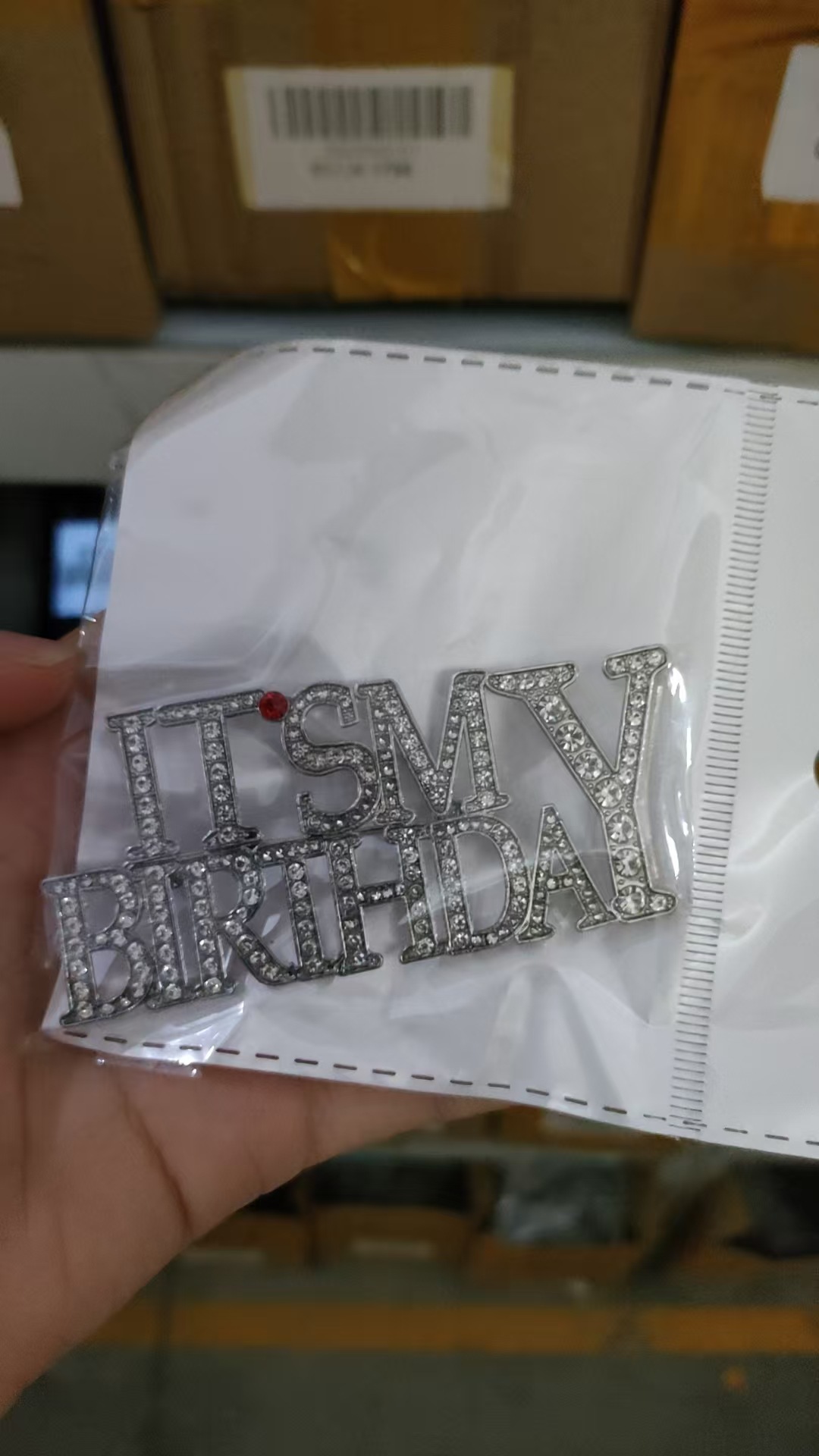 Picture of European and American Ins American Independence Day Series Necklace suit Fashion Simple Diamond-encrusted Wings Love Pendant Clavicle Chain