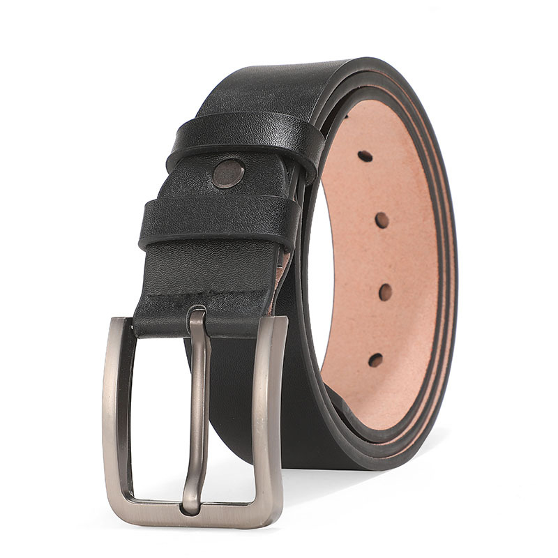 Picture of New belt leather men's belt real cowhide belt casual Joker men's pin buckle belt manufacturers wholesale