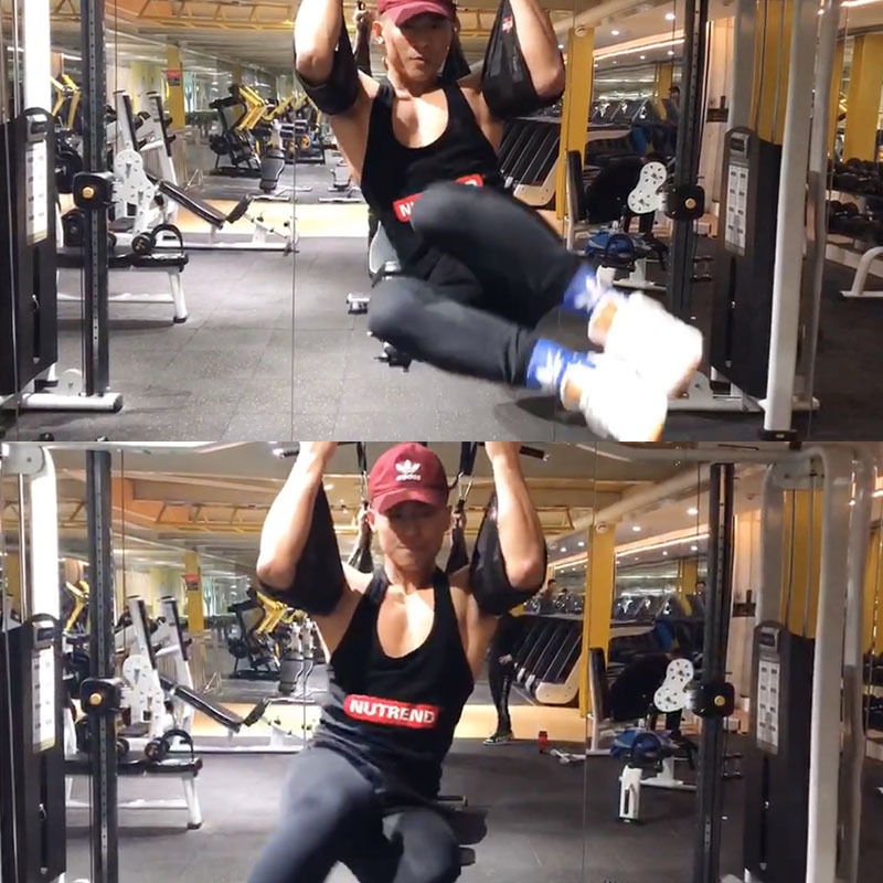 Picture of Cantilever Training Belt Abdominal Fitness Abdominal Sling Pull-Up Leg Lift Pull-Up Abdominal Muscle Belt Sports Protective Gear for Men