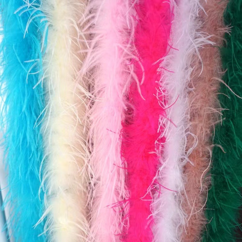Factory wholesale ostrich wool hat clothing decoration materials accessories dress scarf jewelry ostrich feather wool