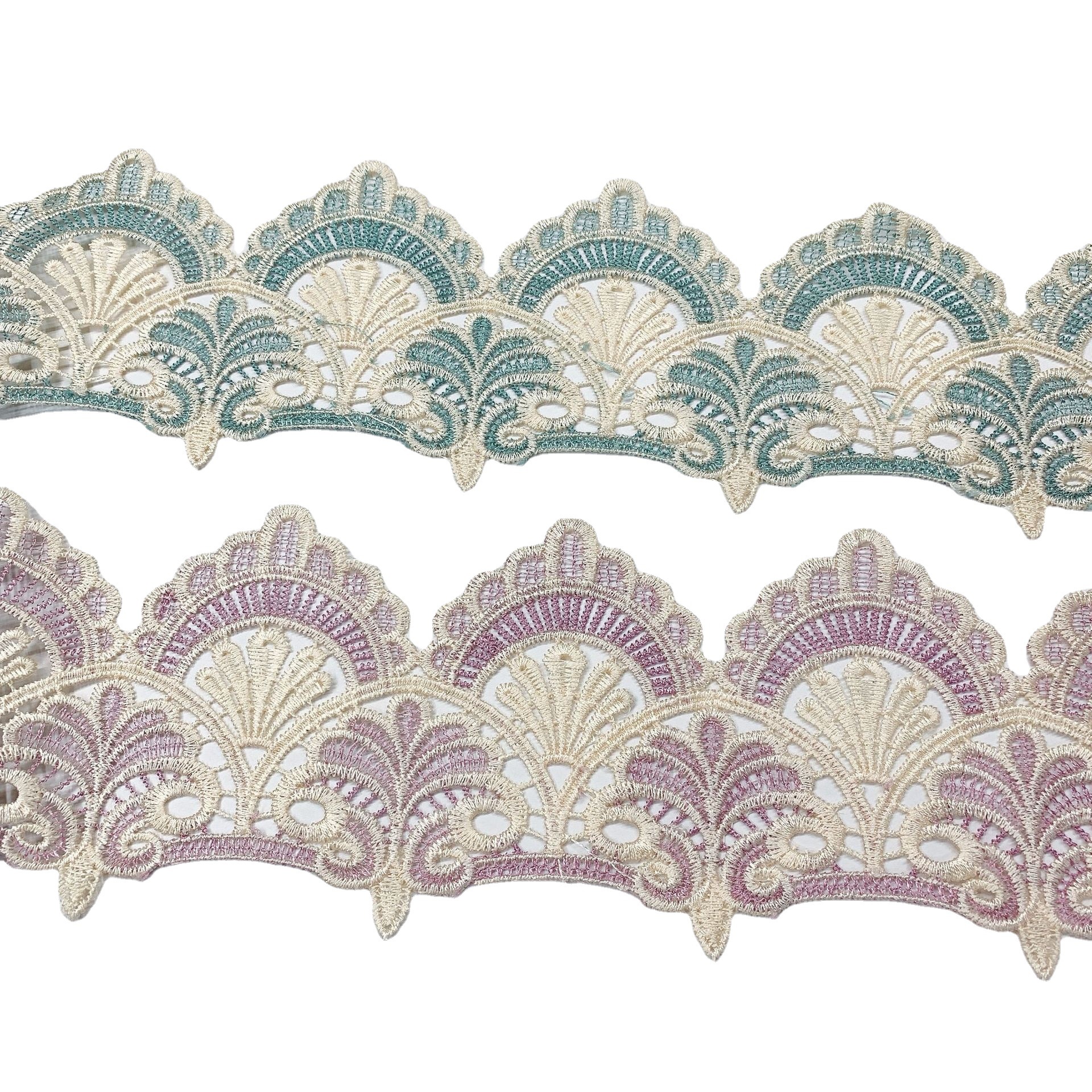 New Explosions Water Soluble Lace Barcode Embroidered Sofa Cover Curtain Lace Tablecloth Decorative Lace Garment Accessories