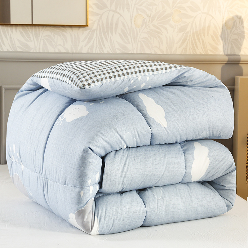 Picture of Winter Quilt Double Thickeneded Quilt Core Spring & Fall Quilt Student Dormitory Single Quilt Air-Conditioned Quilt Winter Quilt