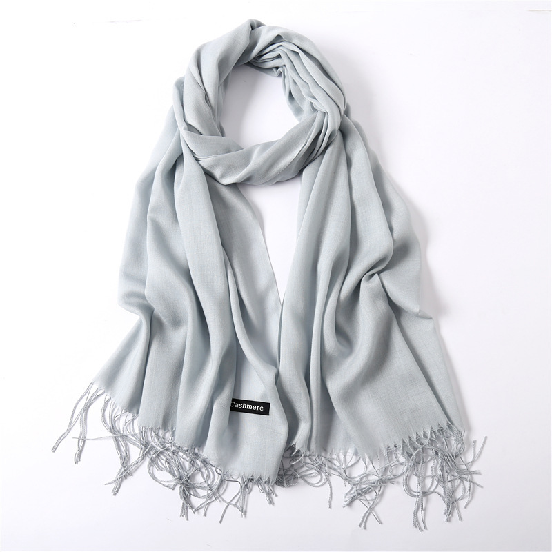 Picture of Imitation Cashmere Scarf for Women in Autumn and Winter, Warm Outer Wear, Japanese and Korean Sweet Gift, Fashionable Shawl, Factory Direct Sales, Cashmere Texture