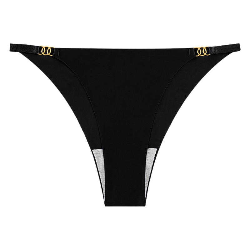 Sexy underwear cross-border seamless thin belt sexy cotton crotch briefs comfortable breathable thong female European and American manufacturers