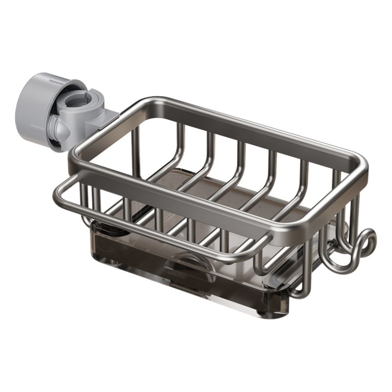 Kitchen Faucet storage rack dishwashing sink sink rack draining basket sponge brush scouring pad rag storage rack