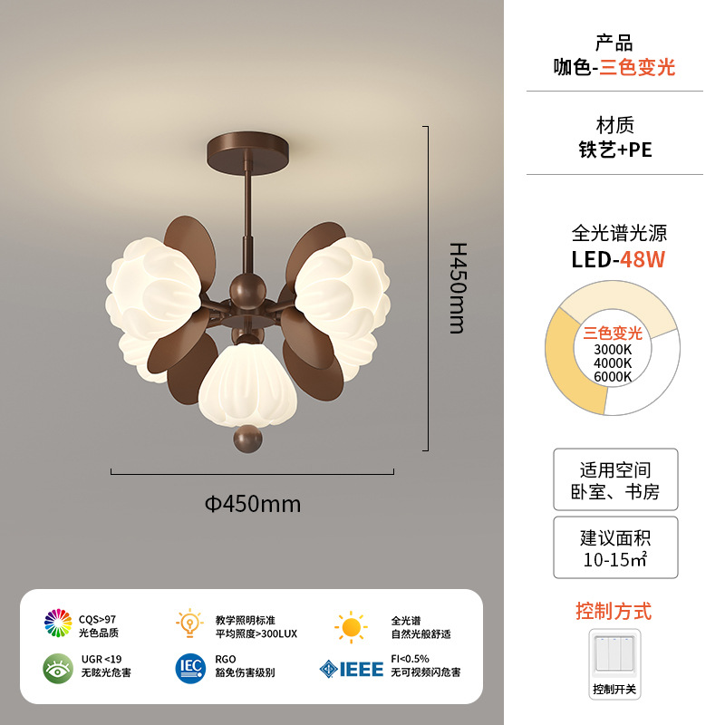 Picture of American Style Living Room Chandelier Retro Designer Hall Main Light Antique High-end Atmospheric Modern Simple Zhongshan Lamps
