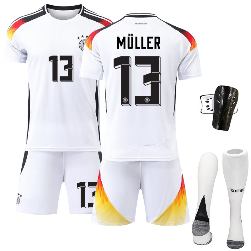 Euro 2024 Germany Home Football Suit No. 13 Muller 8 Cross 6 Kimisch National Team Suit