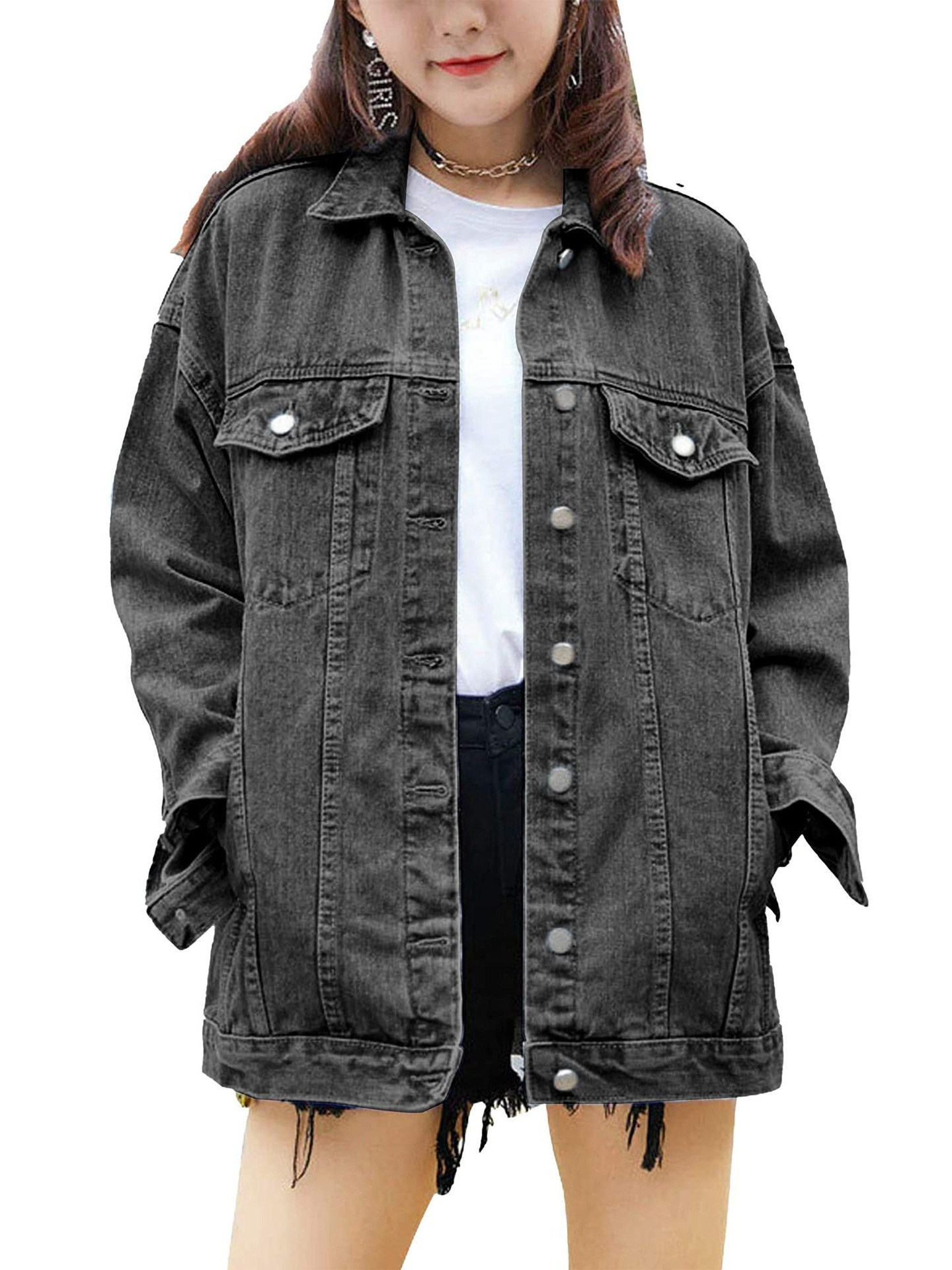 Picture of AliExpress cross-border European and American foreign trade women's clothing Amazon spring and autumn new Denim coat women's jacket long sleeve top
