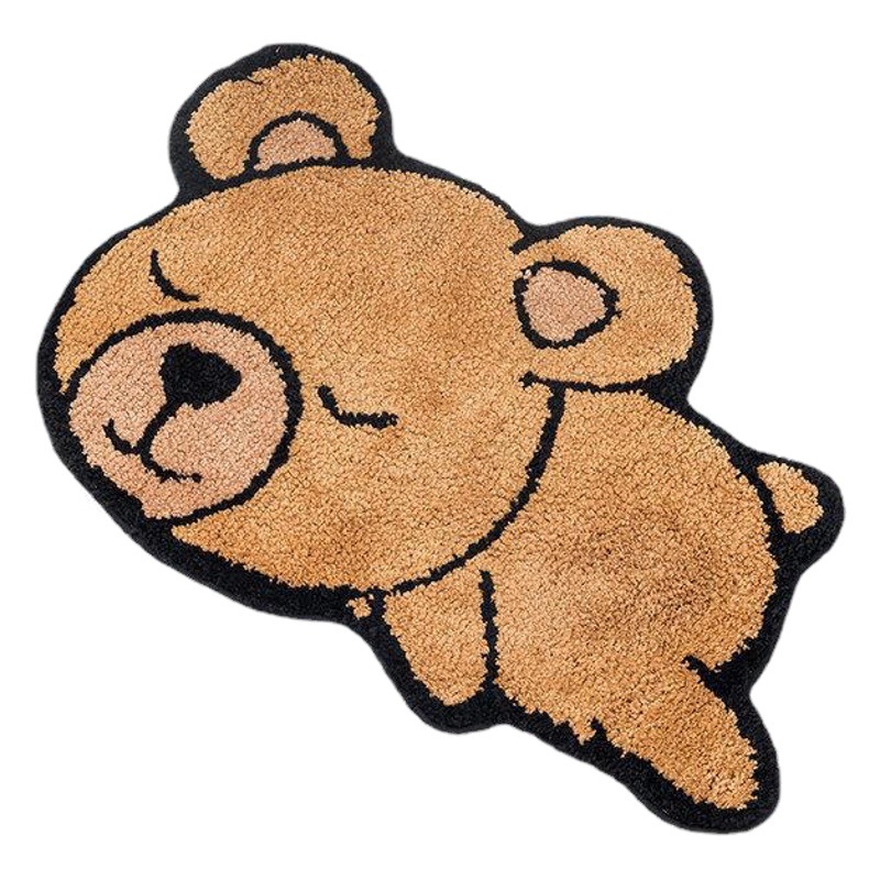 Entrance Floor Mat, Entrance Door Mat, Bedroom Door Carpet, Bathroom Bathroom Cartoon Water-Absorbent Non-Slip Mat, Bathroom Foot Mat