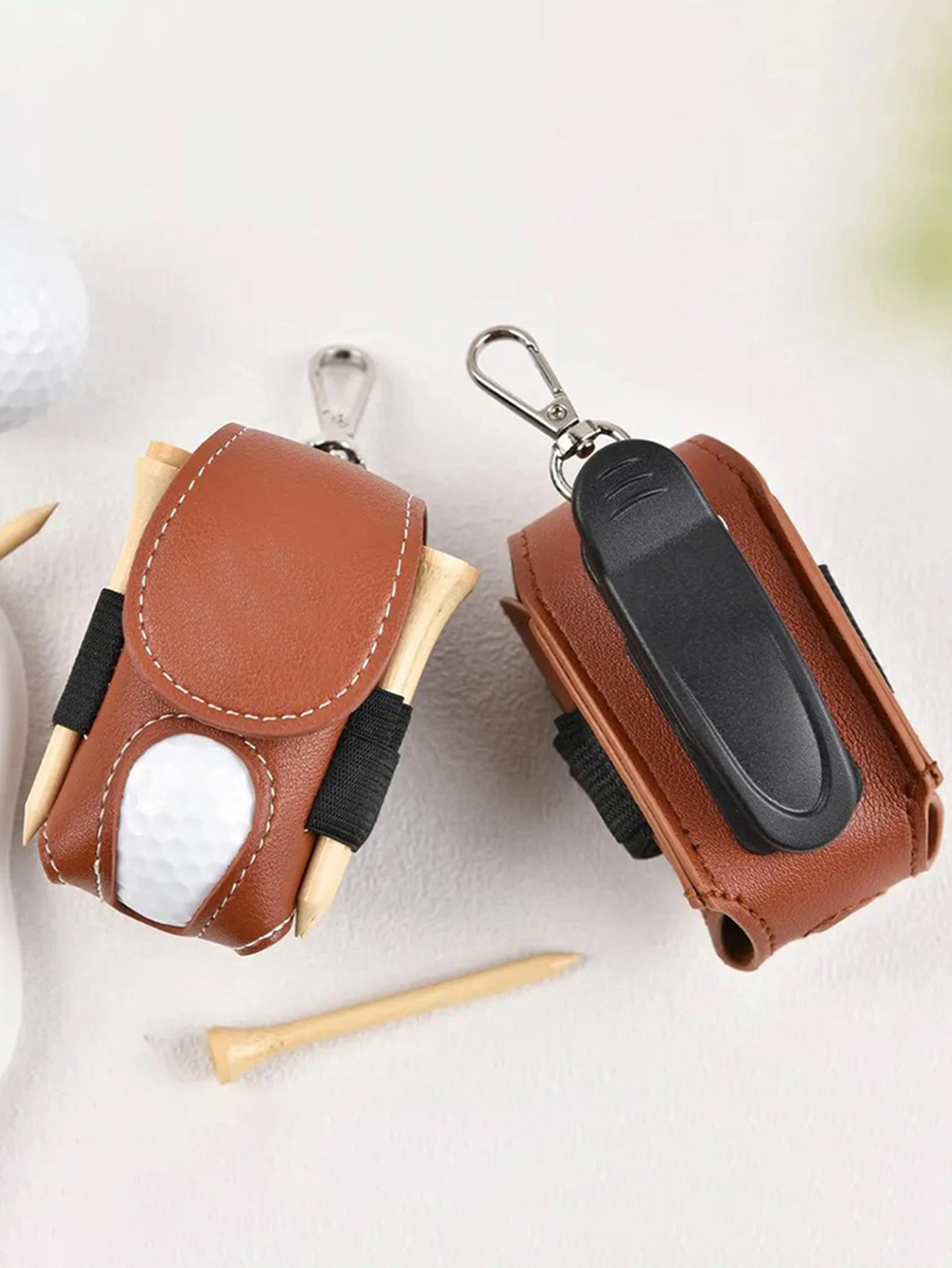 Spot Golf Bag Outdoor Portable Golf Protection Bag Mini Creative Waist-Mounted Golf Spike Set Bag