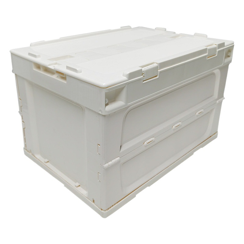 Multi-color optional 50L folding box with lid thickened storage box multifunctional car folding box outdoor camping folding