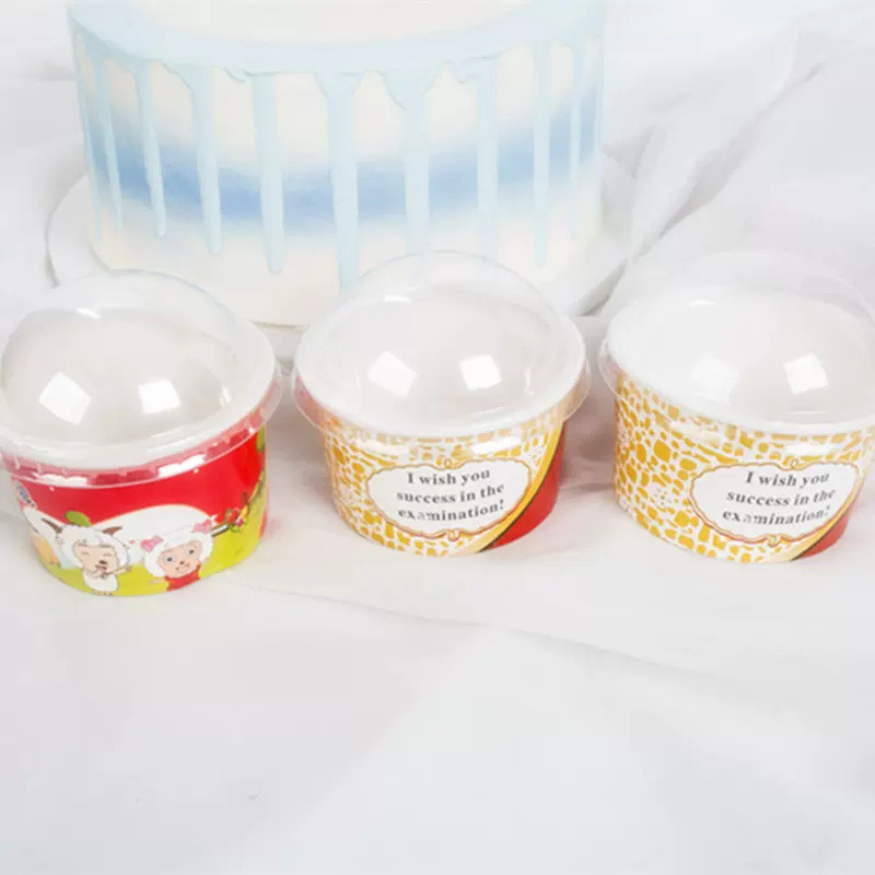 85 ice cream cup disposable ice cream paper cup with lid cake cup bowl ice cream cup starting 100