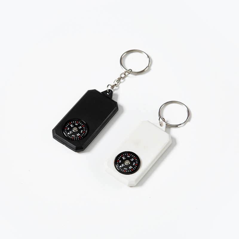 ABS plastic square key ring North needle outdoor camping portable compass pendant K231 compass