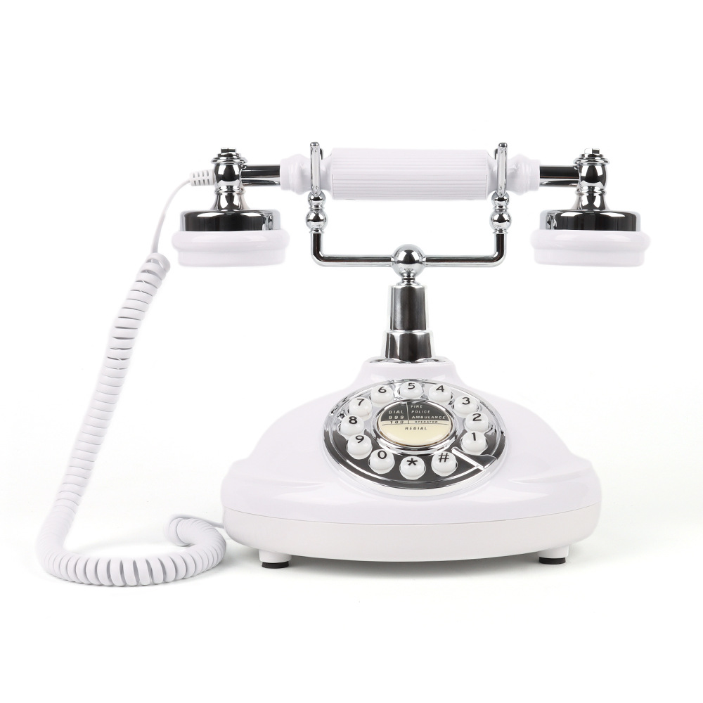 Retro Telephone Fixed-Line Plug-In Card Phone with Loud Ringer for Home, Hotel, Office, Antique-Style Telephone Wholesale