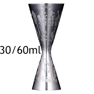 Picture of Indian-style wine measuring device Full Cup bartending double-headed measuring cup 30/60 bartender special oz cup Jigger
