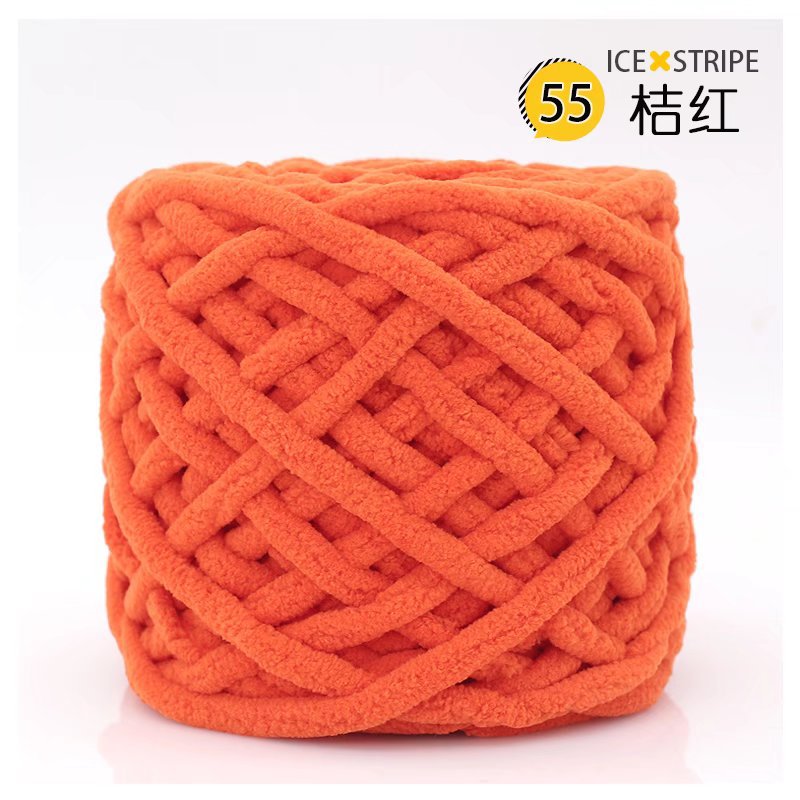 Picture of Ice Strip Thread Single Strand Thick Stick Needle Thread Knitting Blanket Slipper Thread Scarf Hat Scarf Thread Manufacturer Wholesale Worsted