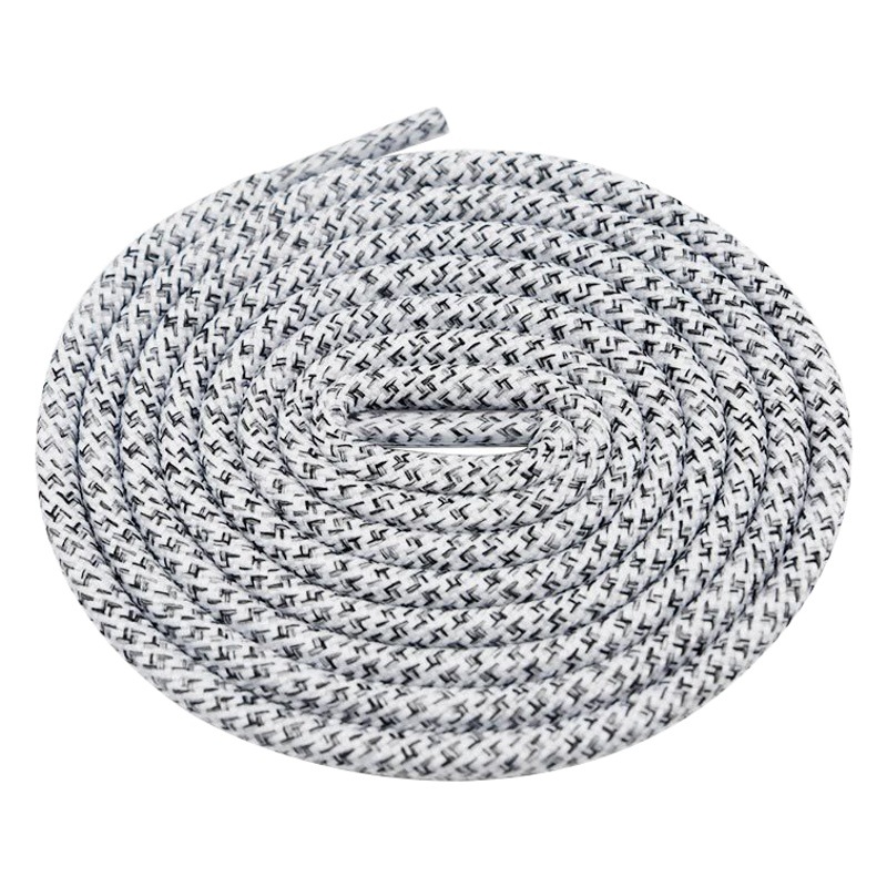 Kuro Gold Shoelaces Wholesale Round Variegated 5mm Wide Shoelaces Boots Dad Shoes Sneakers Clothing Rope Accessories