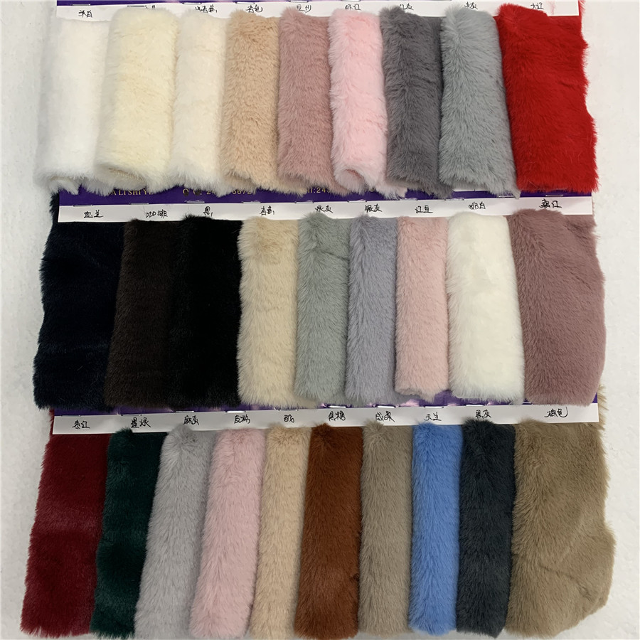 800g Small Rabbit Fur 10 Fur Rex Rabbit Fur Flat Rabbit Mink Super Soft Imitation Rabbit Fur Clothing Coat Plush Fabric