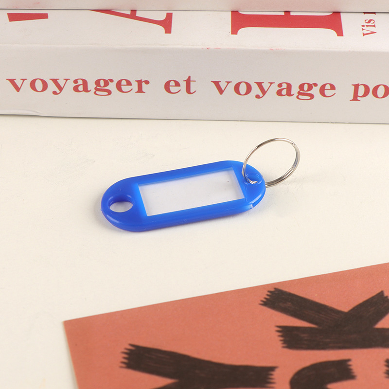 Picture of Plastic Key Tag Markable Number Plate Classification Management Mark School Hotel Advertising Keychain