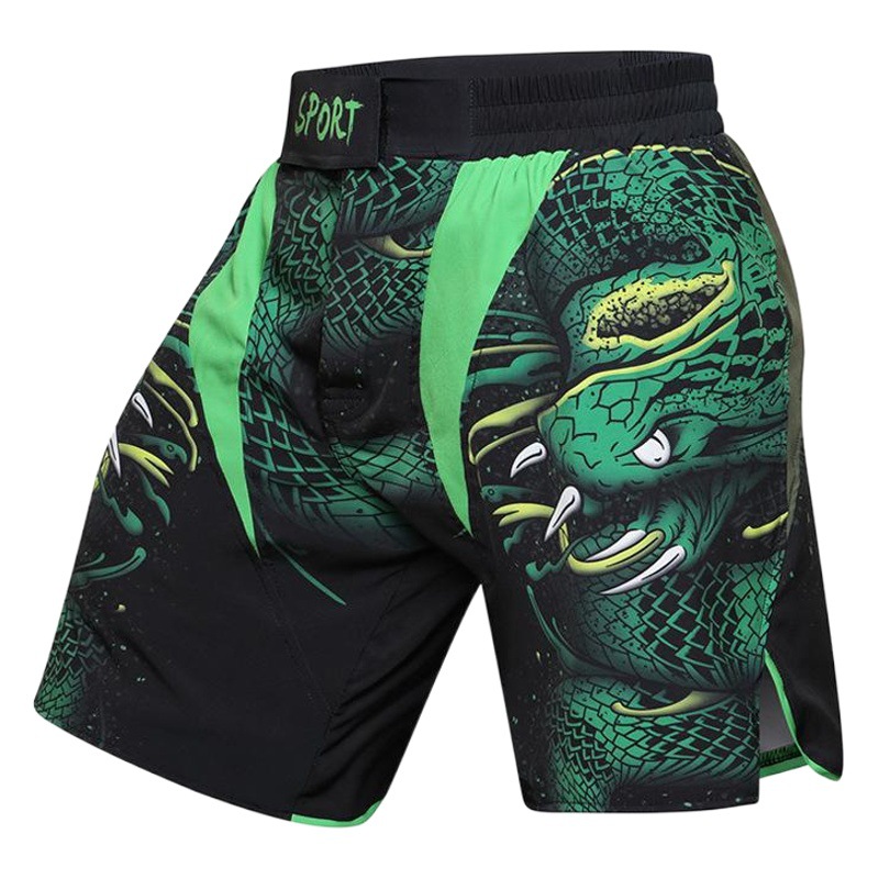 New arrival men's sports shorts running pants spring and summer breathable fitness digital printed loose fighting shorts