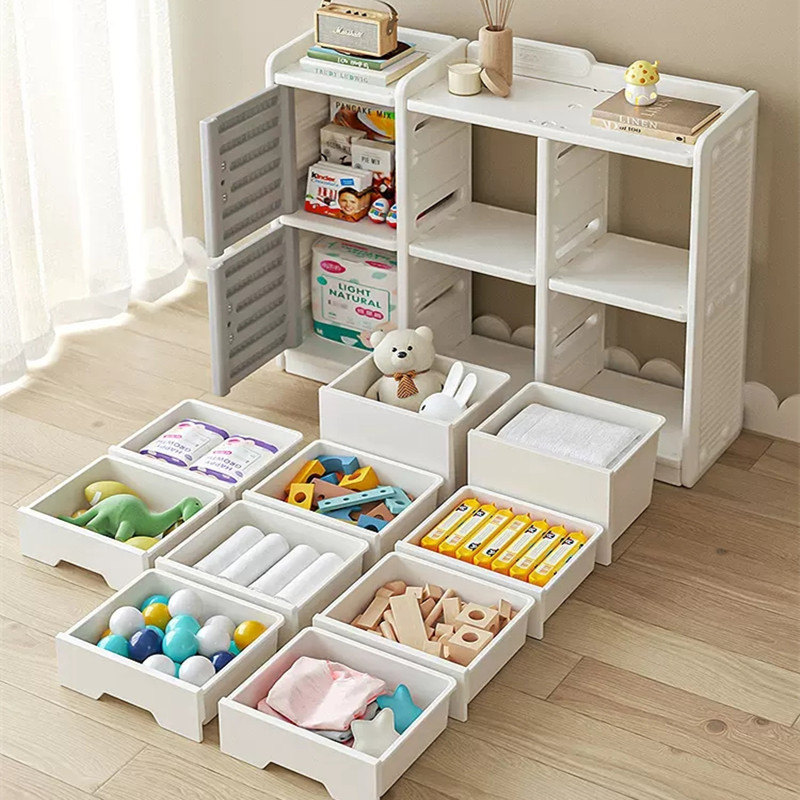 Picture of babyviva Children's Storage Cabinet Multi-layer Drawer Type Baby Wardrobe Household Baby Toy Organizer Box Storage Cabinet