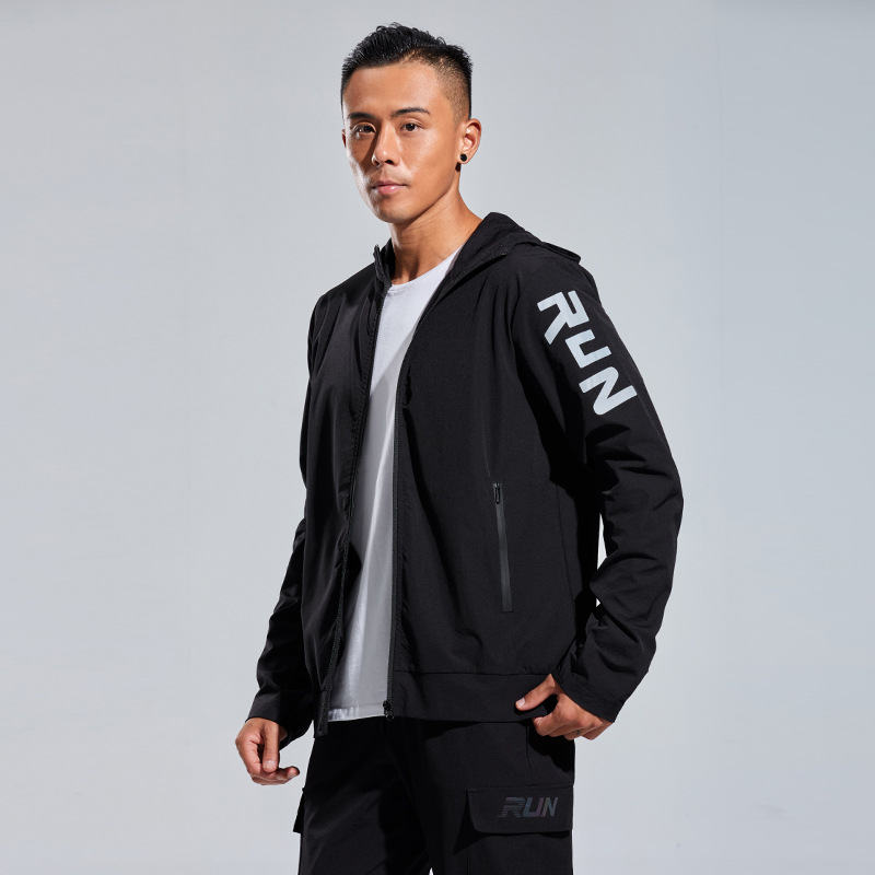 Autumn Sports Jacket Men's Outdoor Windproof Waterproof Windbreaker Mountaineering Suit Sports Casual Rush Jacket Hooded Jacket