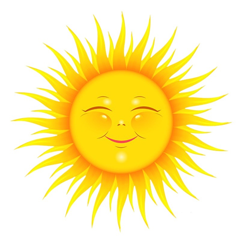 Cross Border Smiley Sun Sticker Children's Room ins Graffiti Bedroom Decoration Sticker Kindergarten Background Wall Sticker