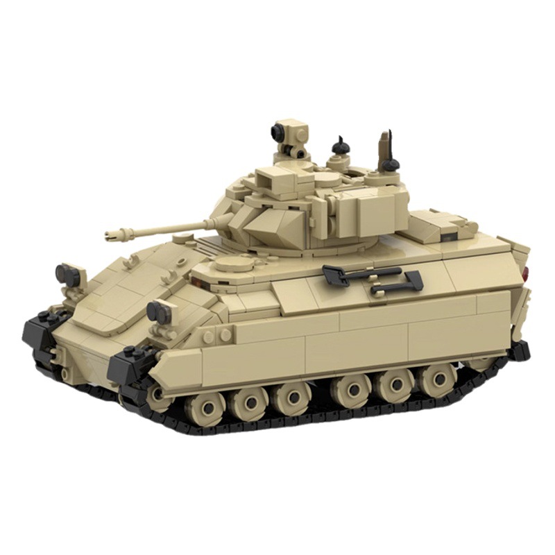 MOC-163151 compatible with Lego M3A3 Bradley tank model assembling puzzle building blocks toy suit
