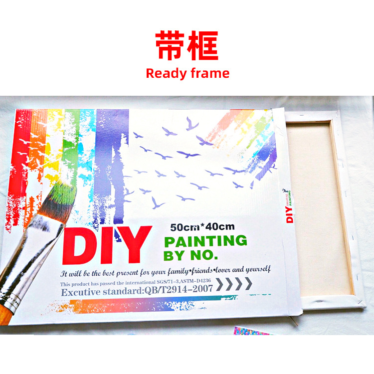Picture of DIY Digital Oil Painting Factory Human Art Amazon Fba Batch Shopify Cross-Border Foreign Trade Wholesale