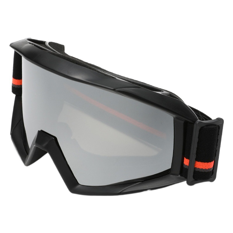 Cross-border comprehensive real film reinforced anti-fog mountaineering ski goggles with color box outdoor snow anti-wind sand eye protection snow goggles