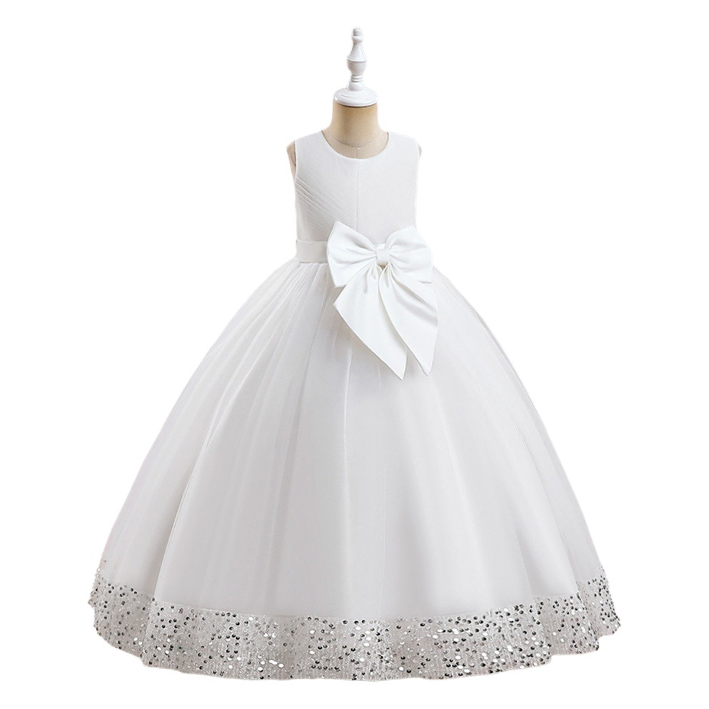 Foreign Trade New Birthday Dress, Big Children's Wedding Flower Girl Dress, Host Girl's Fluffy Princess Dress, Catwalk Dress