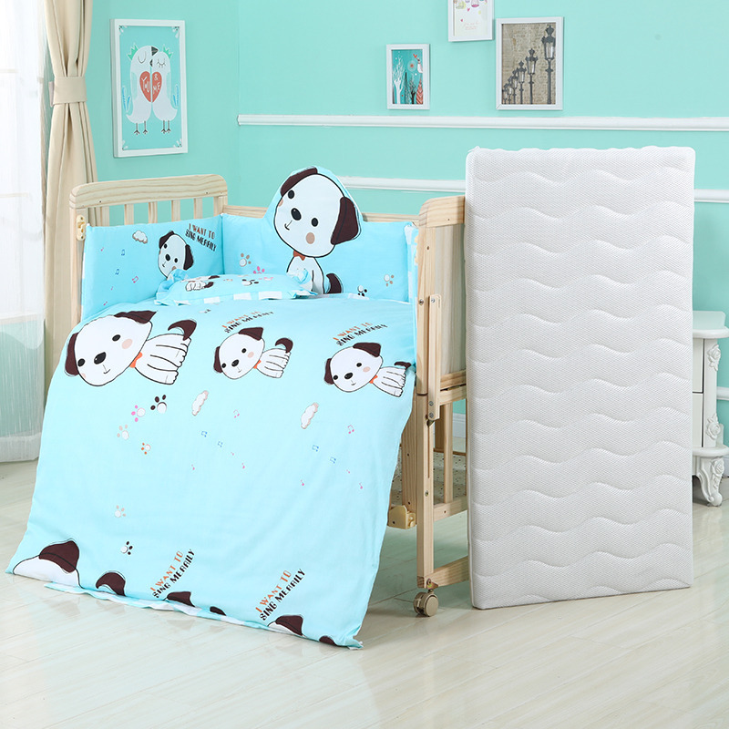 Picture of Factory Direct Sales Crib Solid Wood Paint-Free Baby Bed Multi-Functional Kidsren's Bb Cradle Bed Wholesale Dropshipping