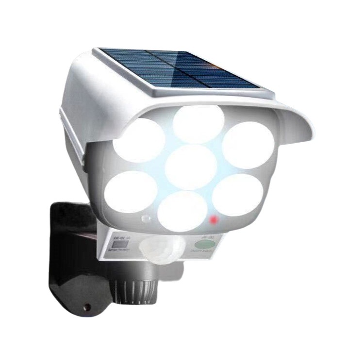 Solar Lighting Artificial Monitoring Light Camera Light Sensor Road Light Waterproof Home Outdoor Courtyard Wall Light