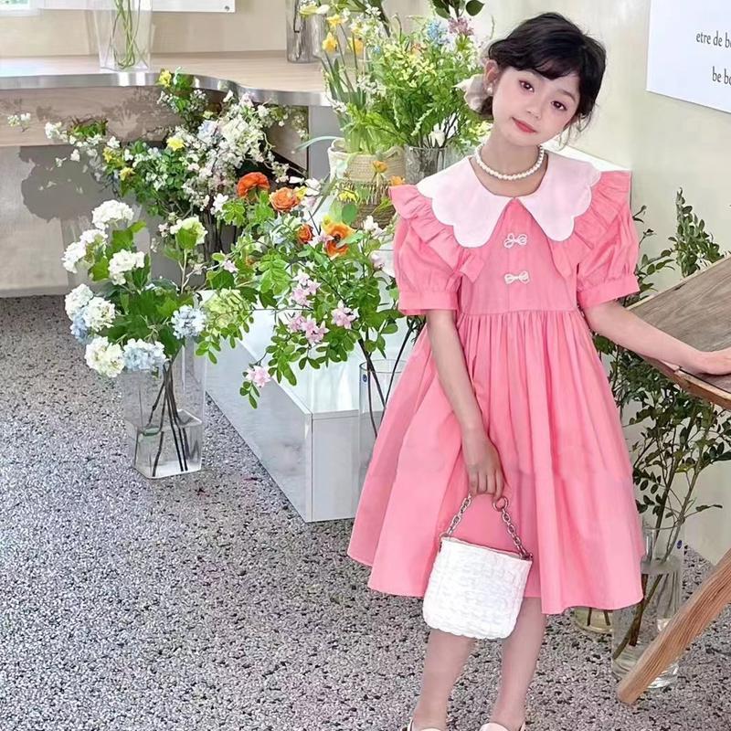 Girls 2025 New Cute Princess Dress Summer Dress Fashionable New Summer Dress Popular Girl Dress Summer