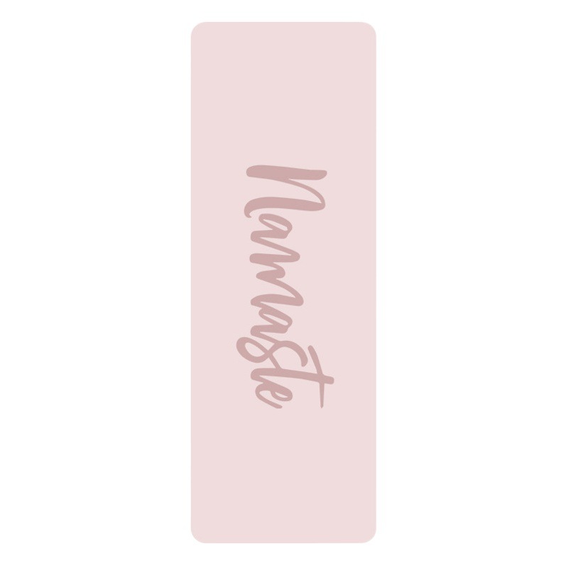 Namaste Version Pu Natural Rubber Yoga Mat Non-Slip Sports Fitness Mat Thickeneded Tycoon Mat Home Wholesale