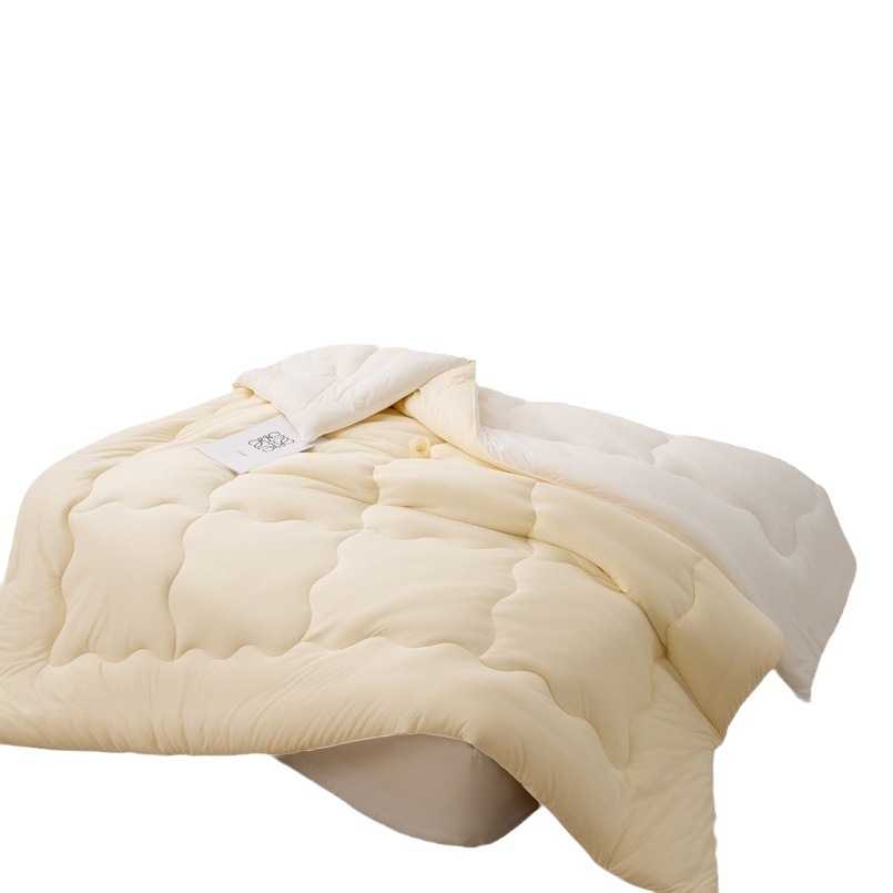 Quilt Winter Quilt Class a Maternal and Infant Grade Winter Knitted Cotton Quilt Mother-In-Law Quilt Core Single and Double Thickeneded Warm Quilt Skin-Friendly