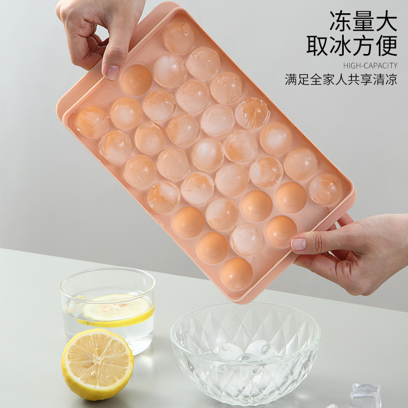 Picture of A286 round ball Ice Cube plastic ice cube mold refrigerator ice ball mold ice box round ice mold ice box