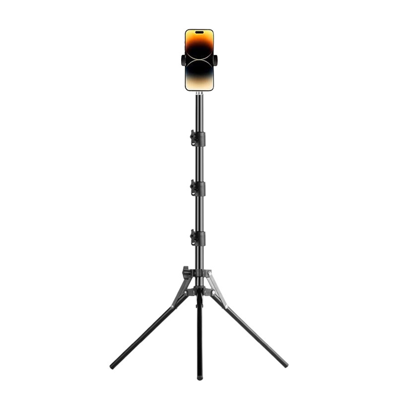 Picture of 2.1 meters thick mobile phone live photography fill light floor bracket portable floor matte anti-folding tripod