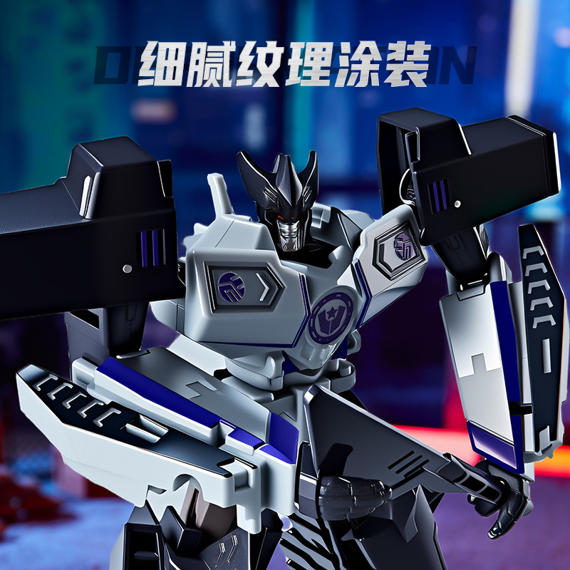 Picture of Wei Jiang's Fifteen Small Transforming Robot King Kong Optimus Bumblebee Column Model Hand-Made Boy and Kidsren's Toys