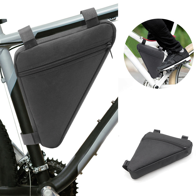 Picture of Outdoor Bicycle Bag Front Beam Bag Triangle Bag Road Bike Mountain Bike Riding Bag Hanging Bag Crossbar Bag Equipment Accessories