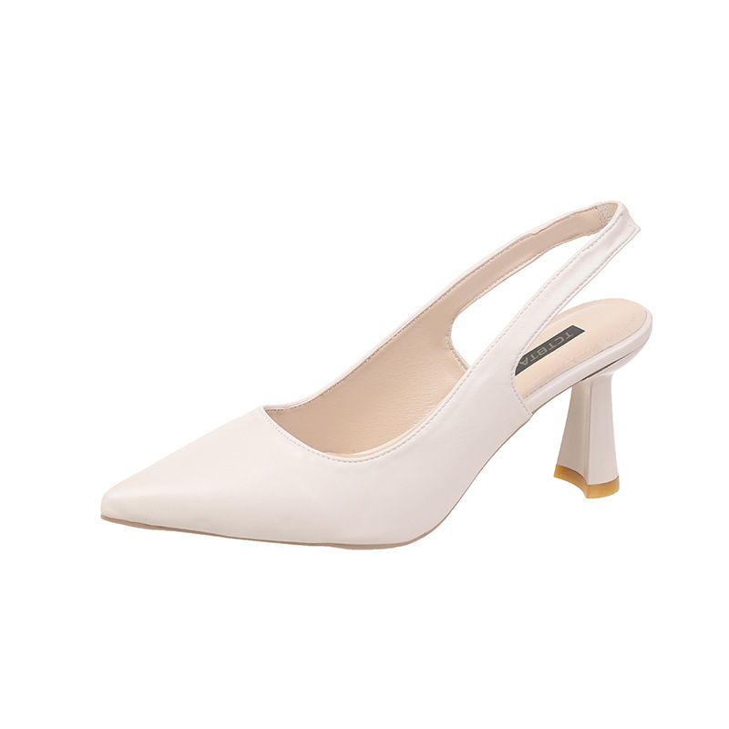 Picture of 2022 Spring and Summer New Pointed Toe High Heels Women's Stiletto Toe Sandals Back Hollow Shallow Mouth Single Shoes Women