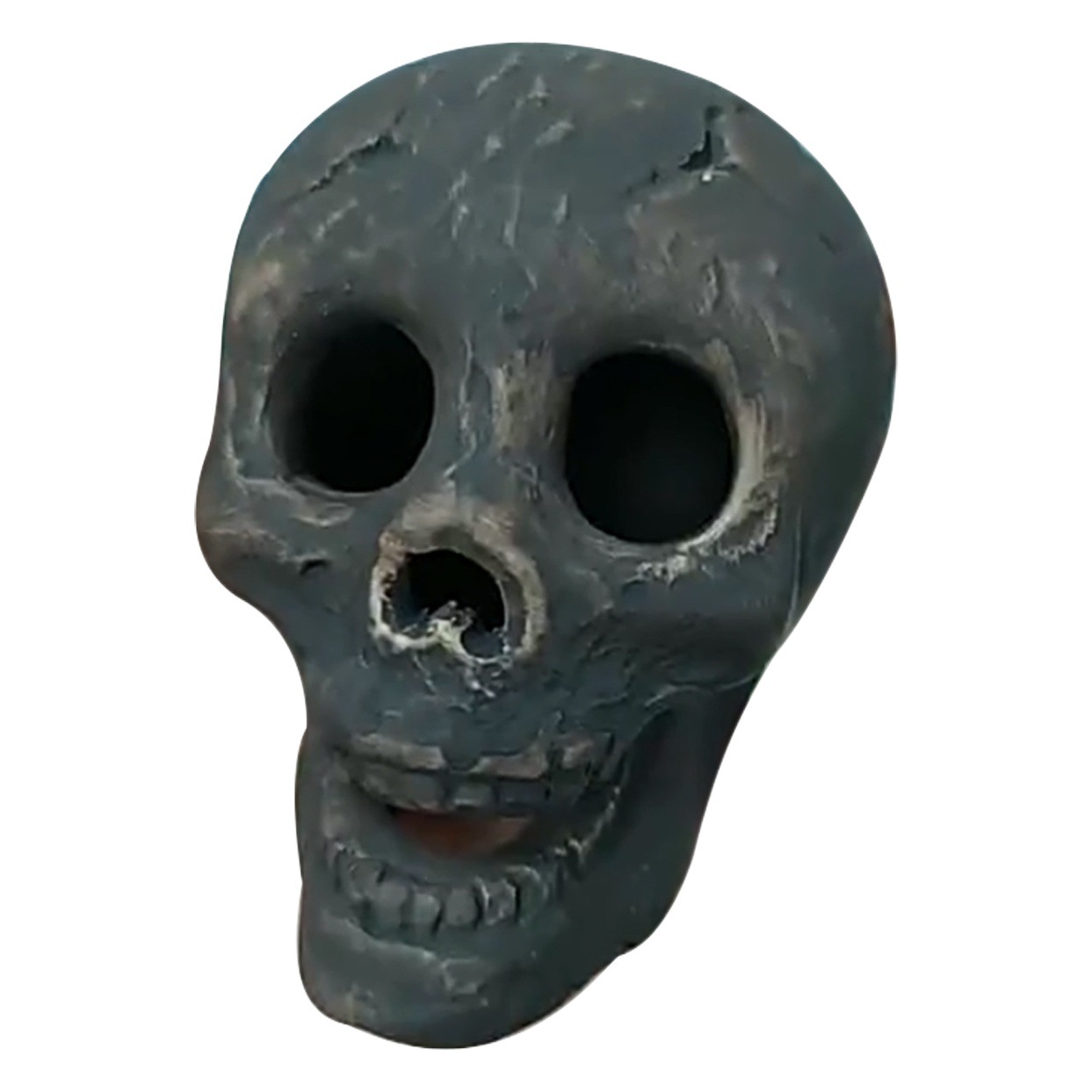 Picture of Cross-border foreign trade Halloween simulation skull stove barbecue party decoration props horror ceramic ornaments