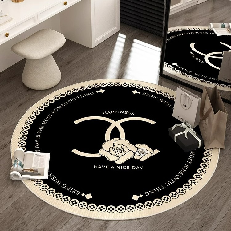 Light Luxury Living Room Swivel Chair Carpet Dirt-Resistant and Easy-to-take-care Household Dressing Table Non-slip Carpet Coolroom Cool-off Carpet