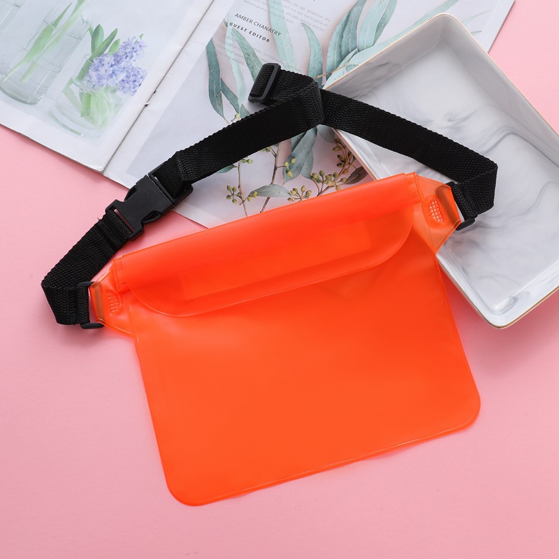 Picture of Swimming Waterproof Bag Large Waterproof Waist Bag Mobile Phone Camera Waterproof Bag Portable Storage Transparent Bag Mobile Phone Waterproof Bag