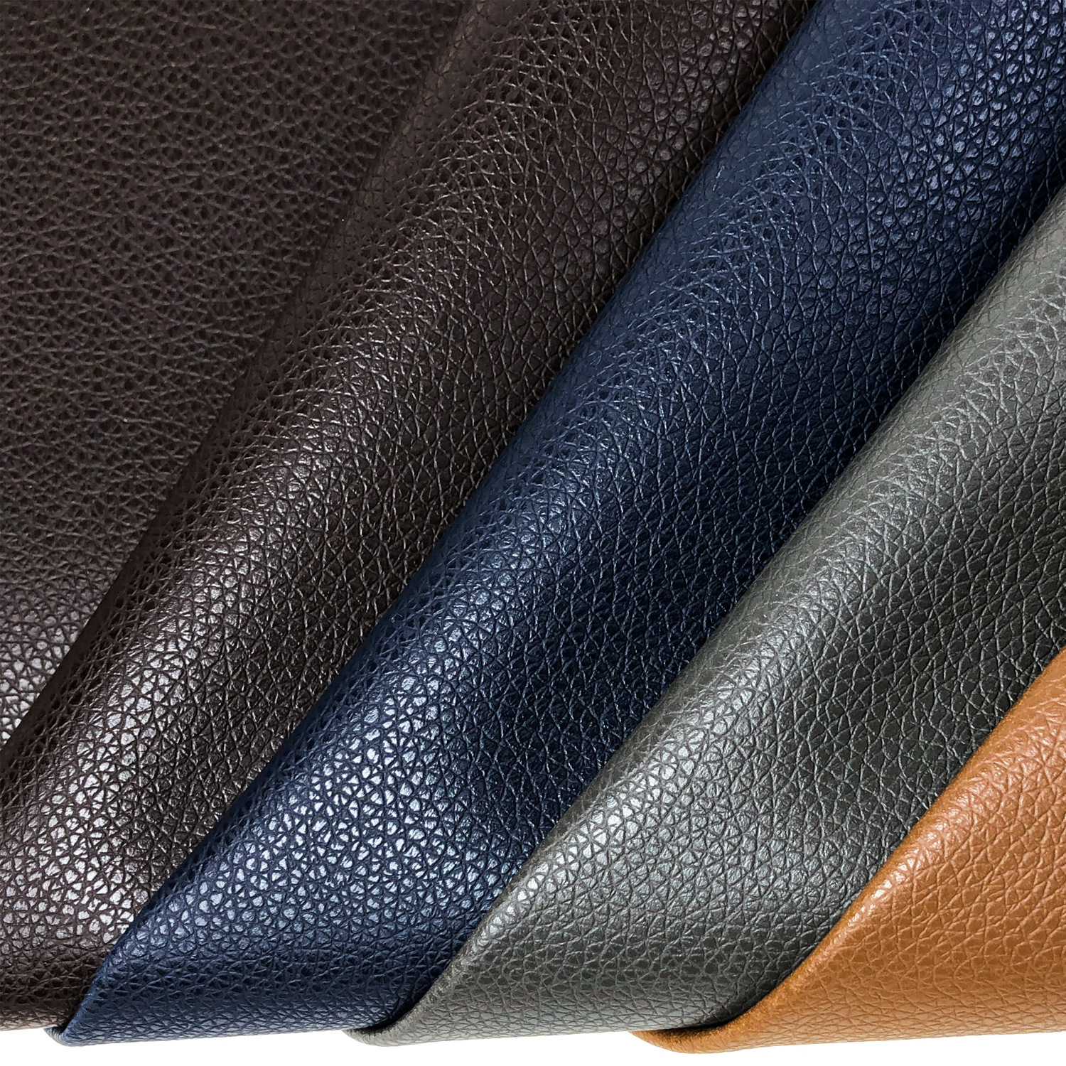 Wholesale Half Pu Leather 1.2 Thickeneded Small Lychee 6P Leather Fabric Sofa Cushion Bedside Soft Bag Hard Bag Artificial Leather