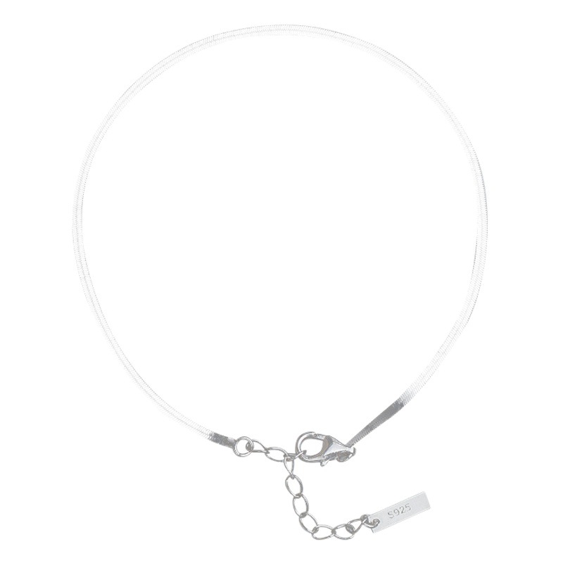 Silver-Plated Anklet for Women 2025 New Trendy High-End Anklet for Women Ins Niche Design Ankle Chain Anklet for Women